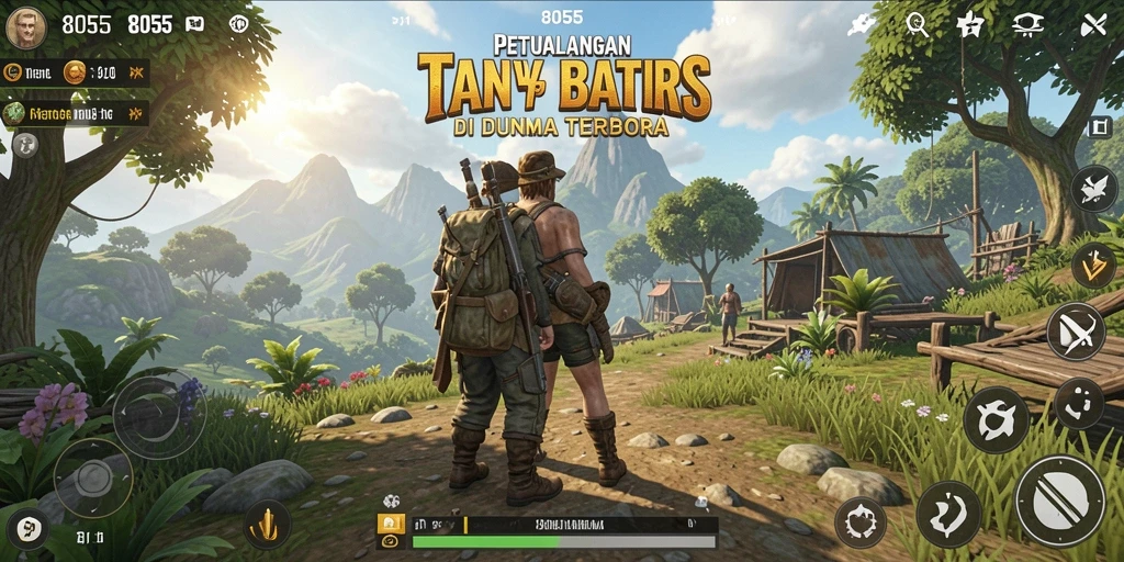 Tampilan gameplay menakjubkan dari dunia terbuka 8055.
