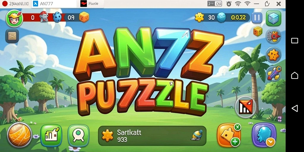 Tampilan gameplay AN777 yang menarik dan menantang.