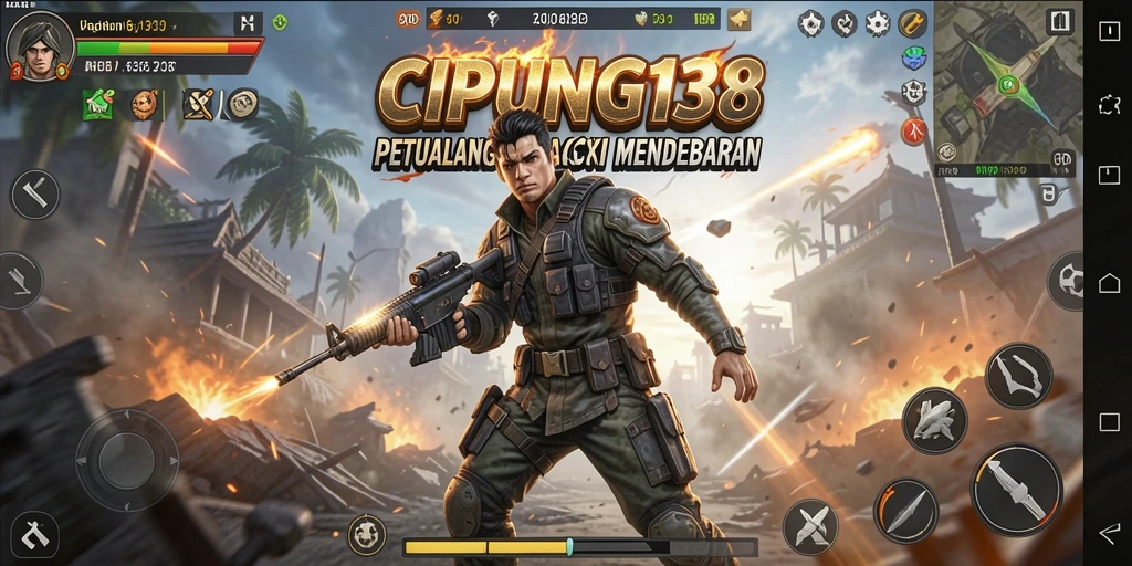 Tangkapan layar gameplay yang menampilkan aksi mendebarkan di CIPUNG138.