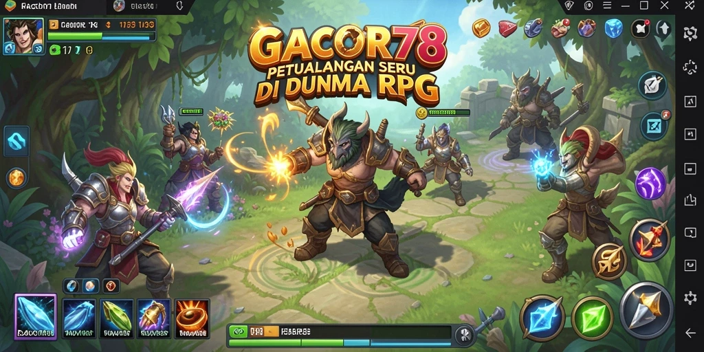 Gameplay RPG menampilkan aksi seru dan grafik yang menakjubkan.
