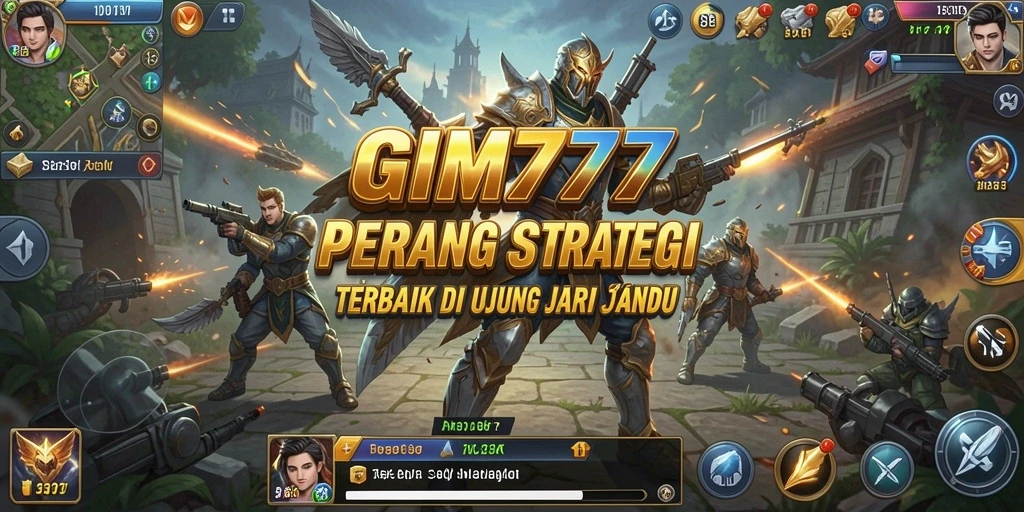 Tampilan mendebarkan dari gameplay GIM777 yang intens dan strategis.