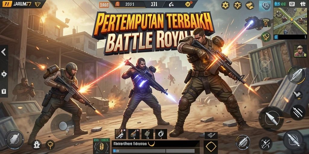 Tampilan grafik mengesankan dalam gameplay JARUM77.