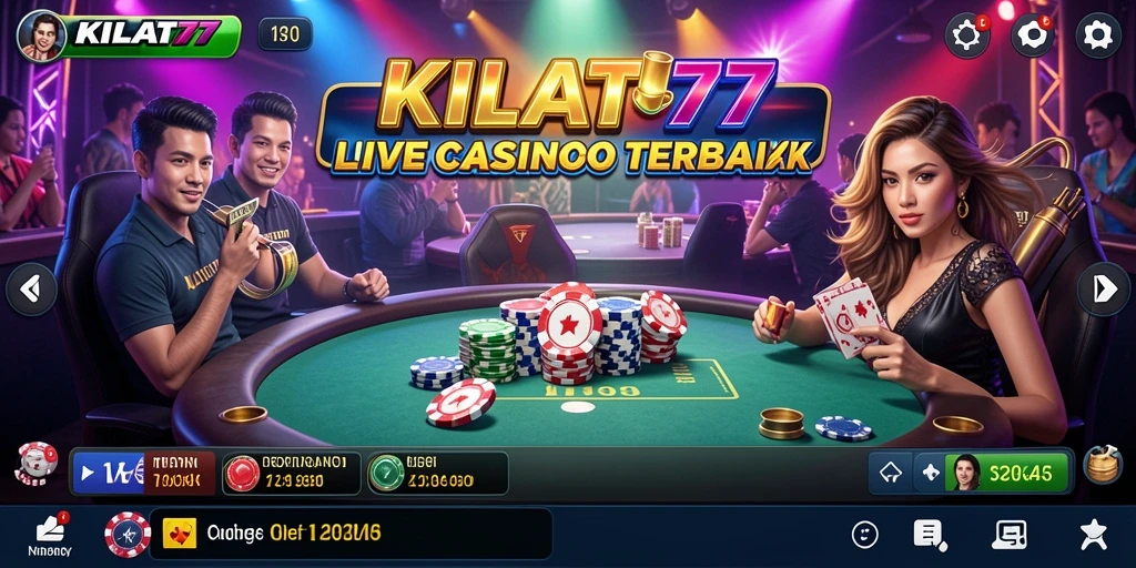 Screenshot gameplay KILAT77 yang menarik dalam suasana Live Casino.
