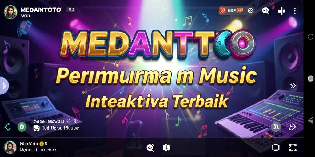 Gameplay interaktif MEDANTOTO yang penuh semangat.