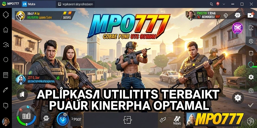 Screenshot MPO777 menampilkan antarmuka aplikasi Utility yang ramah pengguna.