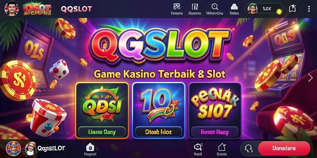 Tampilan menarik saat bermain slot di QQSLOT.
