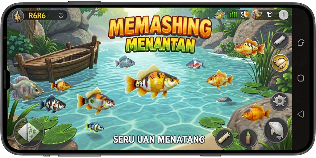 Tangkapan ikan yang fantastis dalam gameplay R6R6.