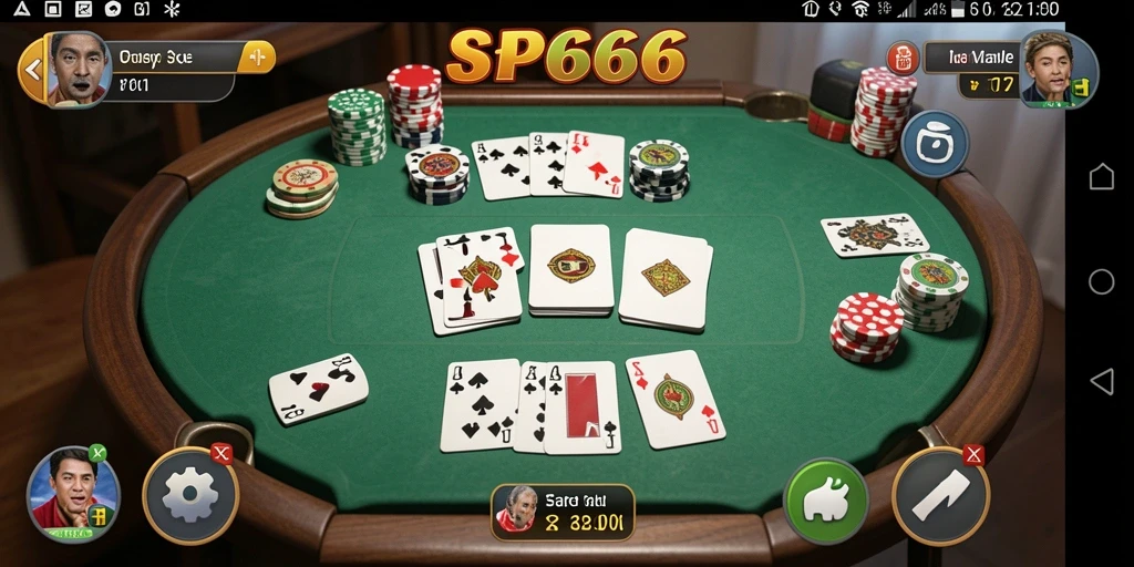 Tampilan menarik dari gameplay Gaple di SP666.