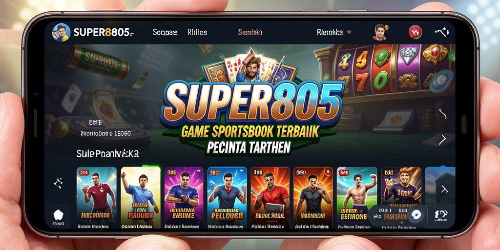 Tampilan gameplay SUPER805 yang menarik dan interaktif.