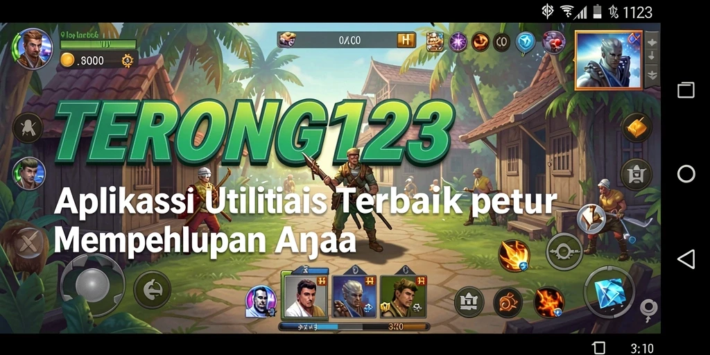 Tampilan antarmuka aplikasi TERONG123 yang ramah pengguna.