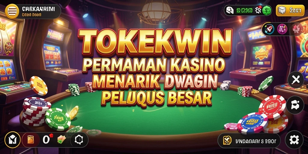 Tampilan menarik dari gameplay Kasino di TOKEKWIN.