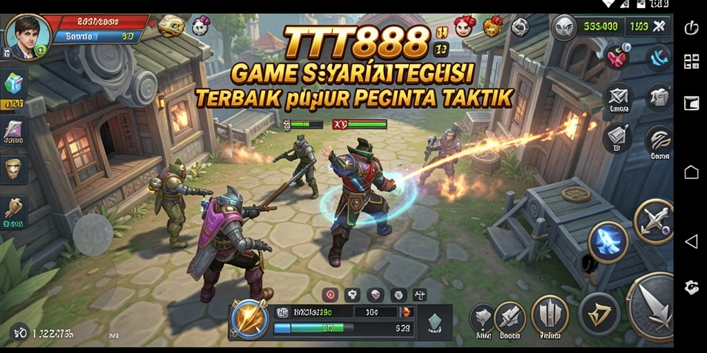 Tampilan tangkapan layar TTT888 menampilkan aksi mendebarkan dalam gameplay strategi.