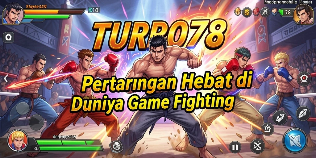 Gameplay TURBO78 yang intens dan mendebarkan dalam mode Fighting.