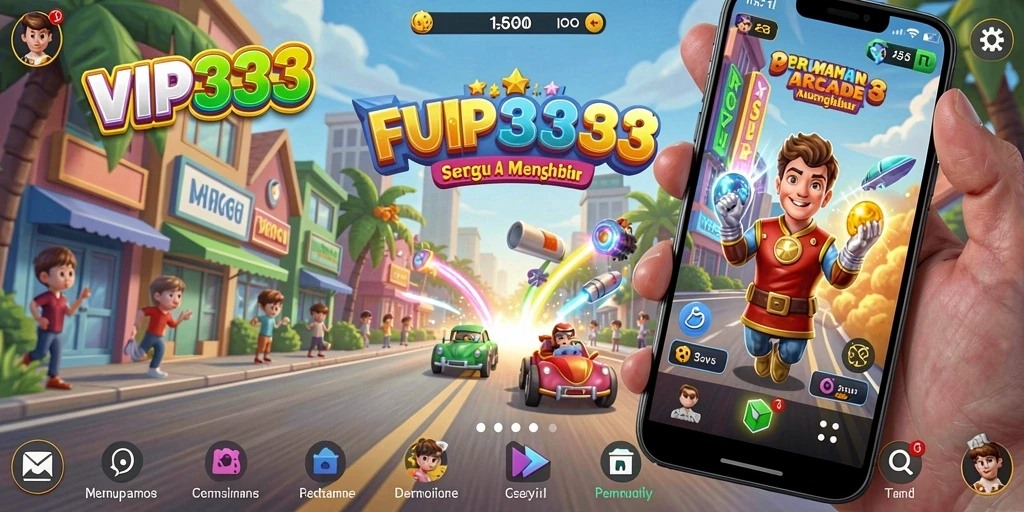 Tampilan gameplay Arcade yang menarik dan seru dari VIP333.
